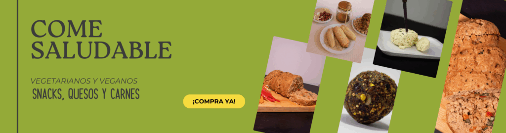 Banner comida vegetariana y vegana